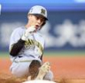 　４回、先制２点三塁打を放ち、すべり込む熊谷（撮影・田中太一）