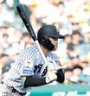 ７回阪神２死、右前打を放つ阪神・高寺望夢＝甲子園（撮影・西田忠信）