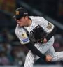 ９回から登板する椎葉（撮影・西田忠信）
