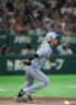 １回、レフトオーバーの二塁打を放つ立石（撮影・伊藤笙子）