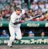 　１回、先制打を放つ大山