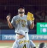 　最後を締め、天を見上げるドリス（撮影・伊藤笙子）