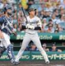 ２回、見逃し三振に倒れる立石（撮影・西田忠信）