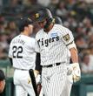 ７回、見逃し三振に倒れベンチに戻る立石（撮影・山口登）