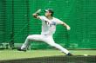 シート打撃に登板する伊藤将