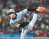 　８回２失点の好投で７勝目を挙げた才木（撮影・北村雅宏）