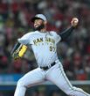 ７回から登板するセベリーノ