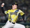 ６回、２番手で登板し、後続を断つ木下（撮影・田中太一）