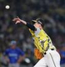 ６回、大竹耕太郎はエンカーナシオンに７０キロのスローボールを投じる（撮影・山口登）