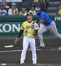 　１回、エンカーナシオンに先制二塁打を許す高橋
