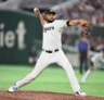 ７回から登板したドリス（撮影・堀内翔）