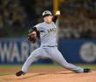 ６回途中から２番手として登板した門別（撮影・堀内翔）