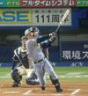 　３回、左越えに逆転２ランを放つ森下（撮影・金田祐二）