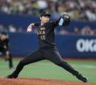 　８回、力投する湯浅（撮影・山口登）