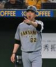 　１回、巨人ベンチに怒りをぶつける藤川監督