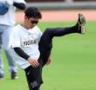 アップする伊原（撮影・山口登）