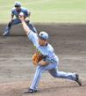 　力投する石井（撮影・河西俊輔）
