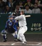６回、四球を選ぶ森下（撮影・飯室逸平）