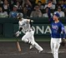 ９回、好機に凡退する坂本（撮影・飯室逸平）