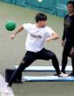 　トレーニングを続け汗を流す伊藤将（撮影・立川洋一郎）