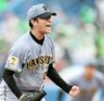 　４回、ピンチを切り抜け、声を張り上げる高橋（撮影・田中太一）