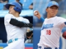 青学大の渡部海（左）、鈴木泰成