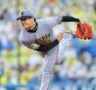 　力投する才木（撮影・吉澤敬太）