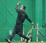 　打撃練習で快音を響かせる中野