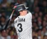 　２回、先制ソロを放つ大山（撮影・西田忠信）
