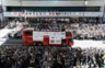 　昨年の１１月、御堂筋をＶパレードする阪神ナイン