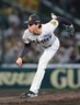 ９回、２番手で登板した工藤（撮影・坂部計介）