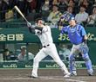 　７回、中飛に倒れる代打森下（撮影・立川洋一郎）