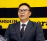 　巡回投手コーディネーターに就任し、会見する福原忍氏（撮影・山口登）